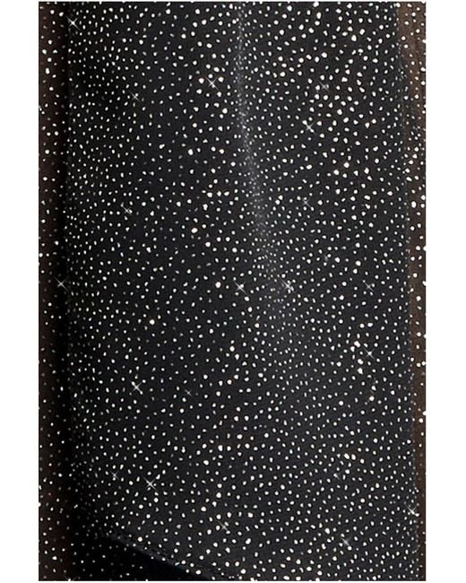 Goddiva Pink Glitter Chiffon Scarf