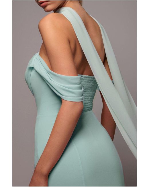 Goddiva Gray Chiffon Scarf