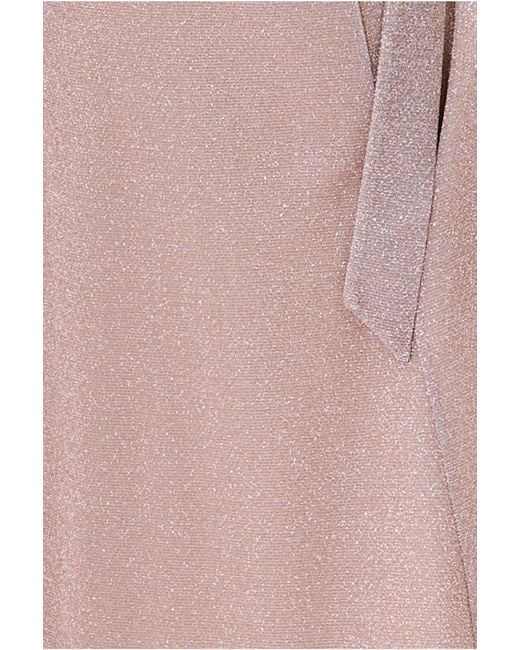 Goddiva Pink Maternity Wrap Spaghetti Strap Maxi Blush