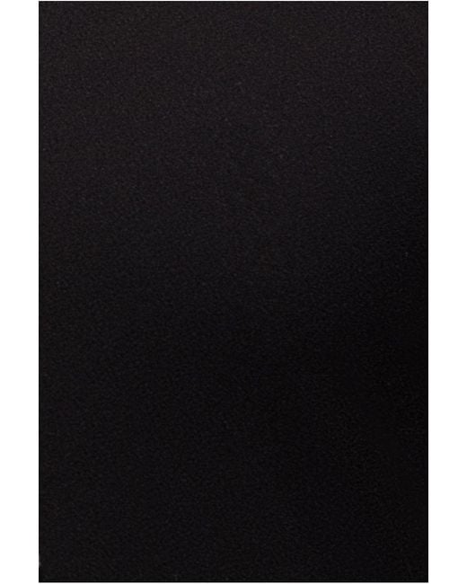 Goddiva Black Embellished Bow Mermaid Halter Maxi Dress