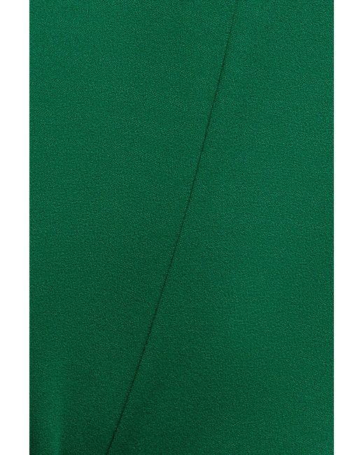 Goddiva Green Bardot Wrap Sweetheart Neck Romper