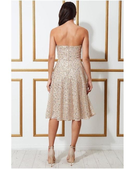 Boob tube midi dress Clearance