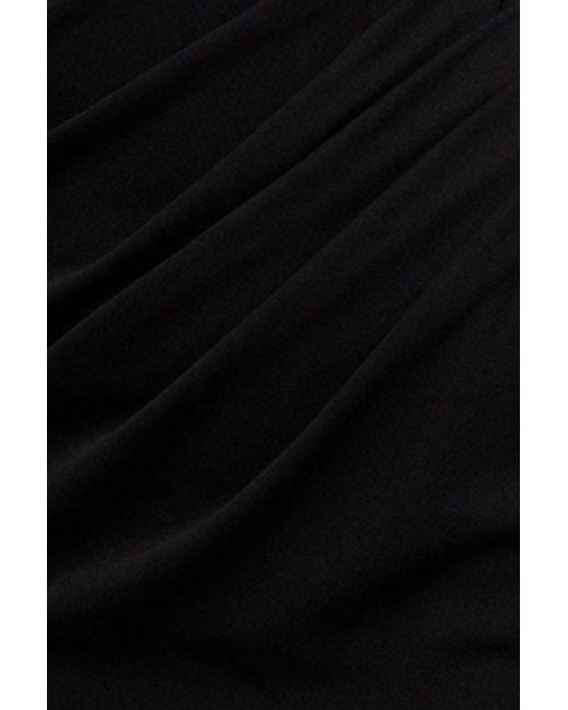 Goddiva Black Off The Shoulder Maxi Dress With Split