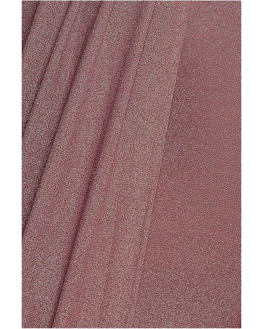 Goddiva Multicolor Front Crossover Lurex Split Maxi