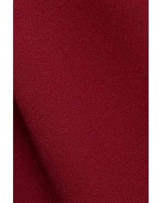 Goddiva Red Corset Fit & Flare Mini Dress