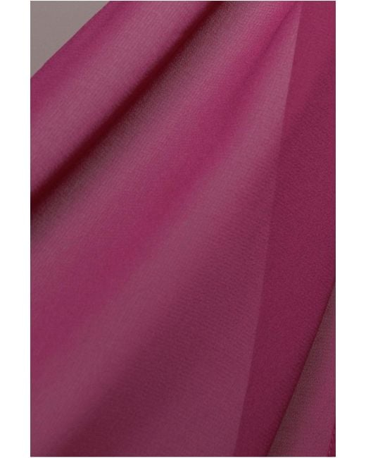 Goddiva Red Chiffon Scarf