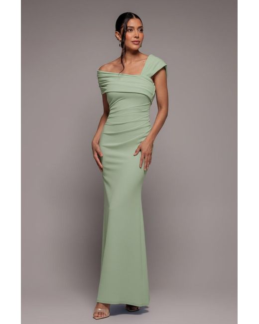 chinese dress ladies Goddiva  Flutter Chiffon Tiered Maxi Dress  Bridesmaid dresses  Yellow