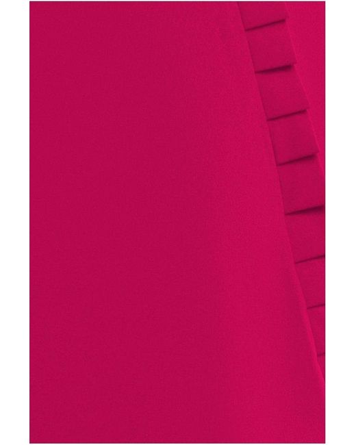 Goddiva Pink Frilled Halter Neck Midi Dress