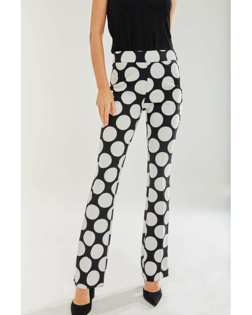 Liquorish Synthetic Polka Dot Trousers 