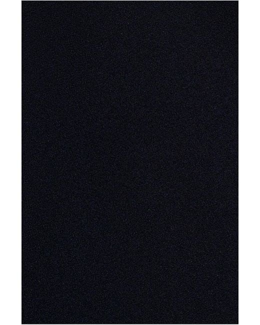 Goddiva Black V Neck Cowl Back Pleated Sleeve Scuba Maxi Dress