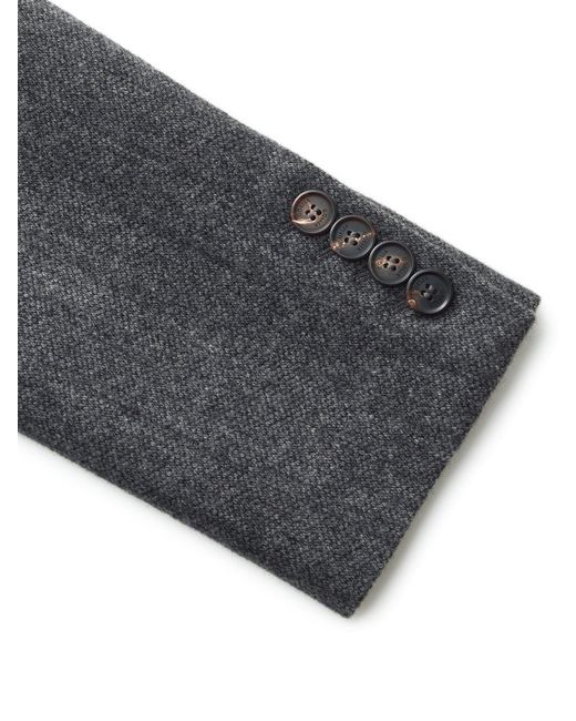 GOELIA Black 100% Washable Wool Notched Collar Blazer
