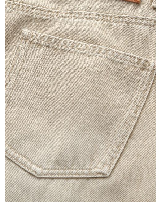 GOELIA Natural 100% Cotton Denim Adjustable Waist Jeans