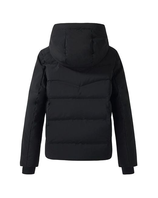 GOELIA Blue Drawstring Hooded Goose Down Jacket
