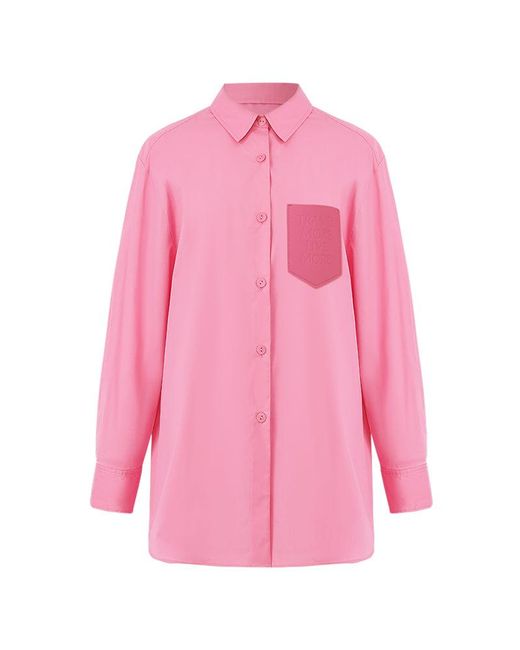 GOELIA Pink Oversized Shirt