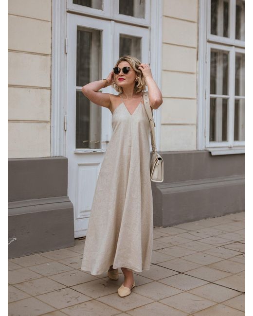 daphne linen dress Frank & Eileen DAPHNE Navy, Washed Linen Navy XL