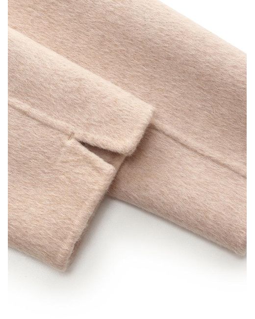 GOELIA Natural Wool Alpaca Overcoat