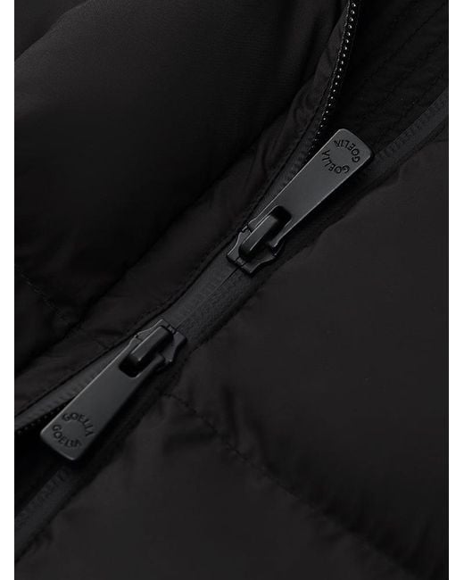 GOELIA Blue Hooded Goose Down Jacket
