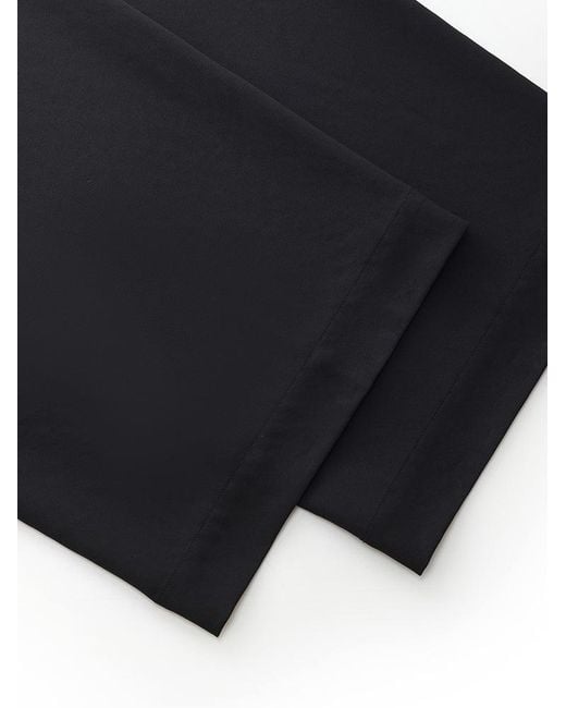 GOELIA Blue Stretch Full Length Pants