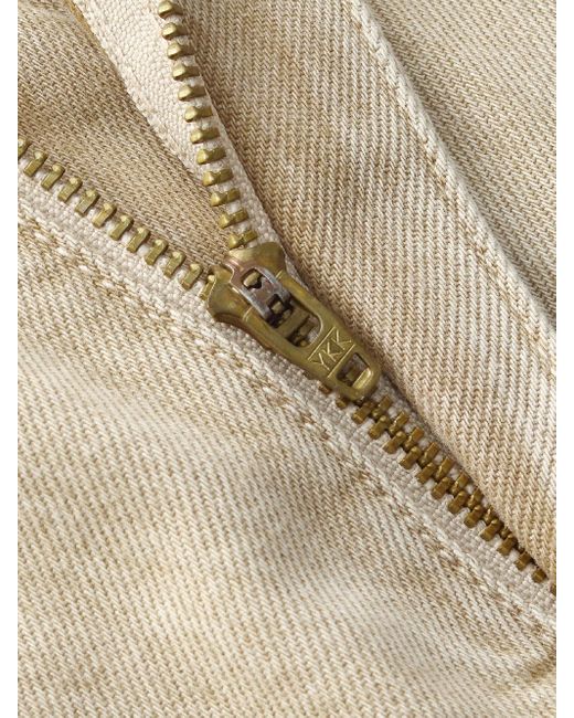 GOELIA Natural 100% Cotton Denim Adjustable Waist Jeans