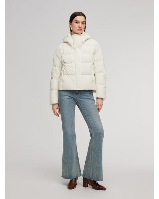 GOELIA Natural Windproof Hooded Goose Down Jacket