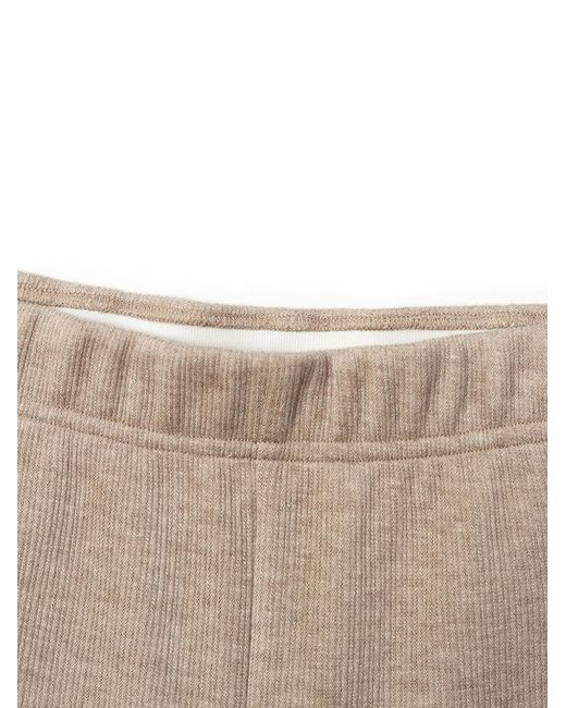 GOELIA Pink Knit Straight Full Length Pants