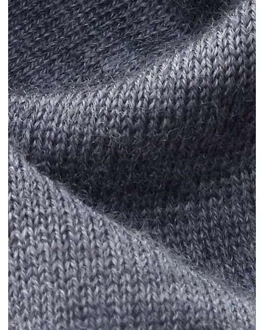 GOELIA Blue 100% Machine Washable Wool Faux Two-Piece Cardigan