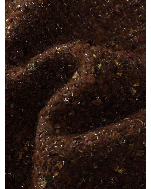 GOELIA Brown [Preview] Wool Blend Tweed Sequins Jacket