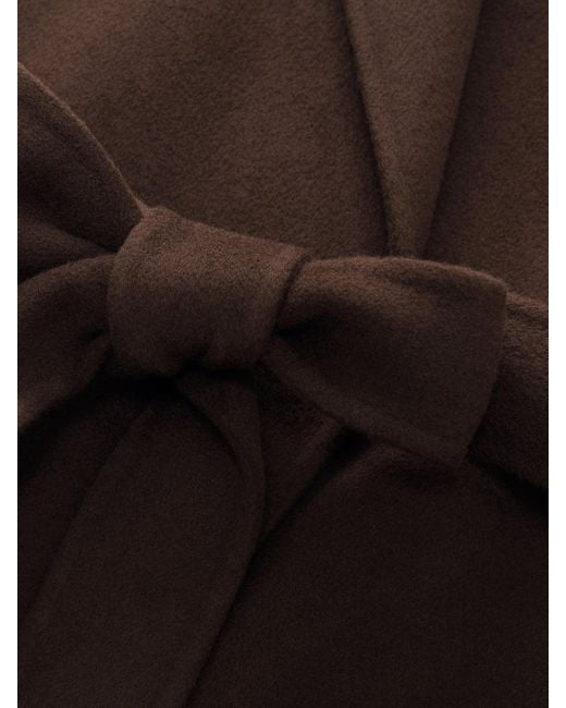 GOELIA Multicolor 100% Wool Double-Faced Wrap Overcoat