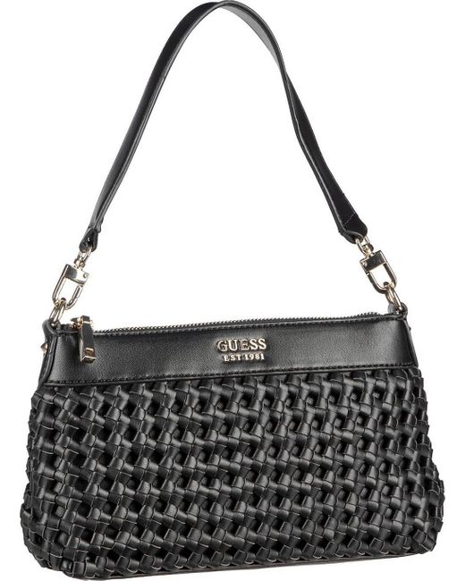 Guess , Schultertasche Sicilia Top Zip Shoulder Bag in Schwarz Lyst