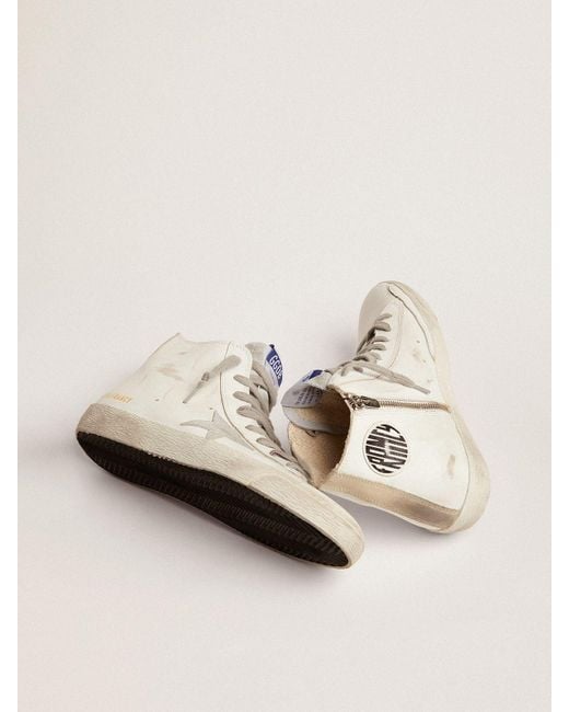 Golden Goose Deluxe Brand Multicolor Francy Sneakers In Leather With Suede Star
