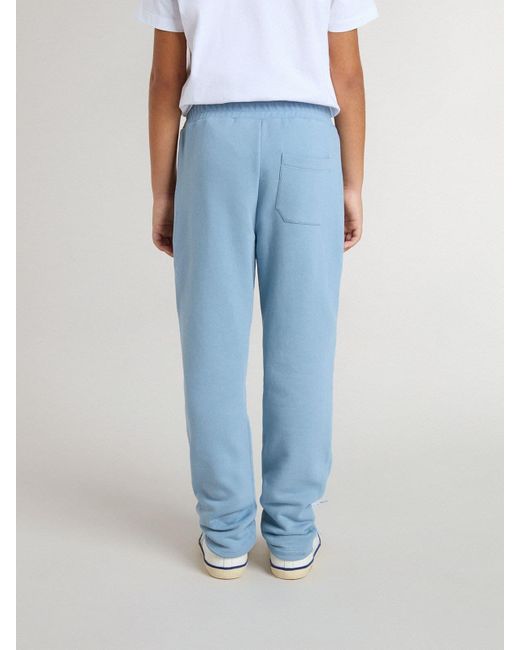 Golden Goose Deluxe Brand Blue Boys' Light Printed Joggers