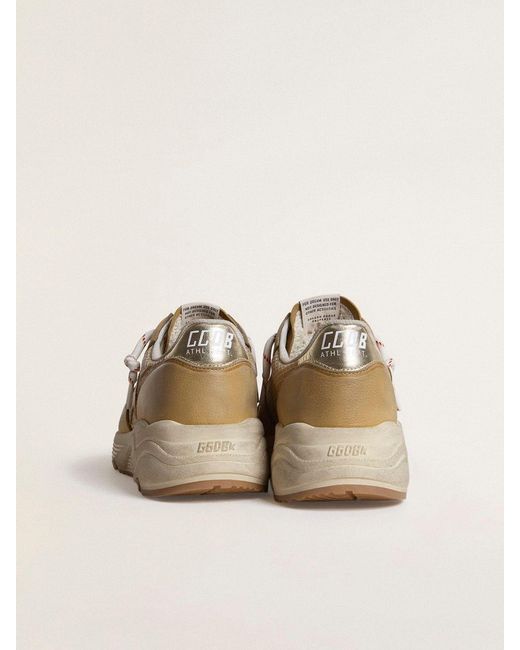 Running Sole En Cuir Nubuck Avec Étoile En Cuir, Homme, Taille Golden Goose Deluxe Brand pour homme en coloris Natural