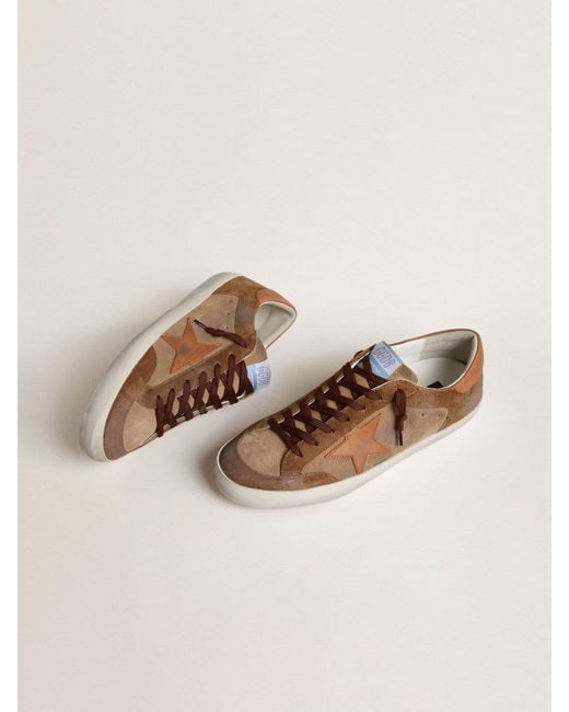 Super-Star Uomo di Golden Goose Deluxe Brand in Brown da Uomo