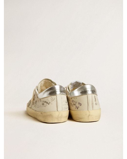 Super-Star Uomo Ltd di Golden Goose Deluxe Brand in Natural da Uomo