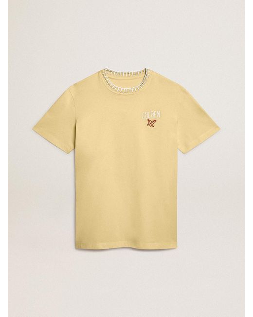 Golden Goose Deluxe Brand Yellow T-Shirt