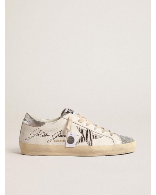 GOLDEN GOOSE マッチスタ ロトッフ スニカ 【関税込】 Golden Goose Superstar Metallic Embossed Low-Top Sneakers