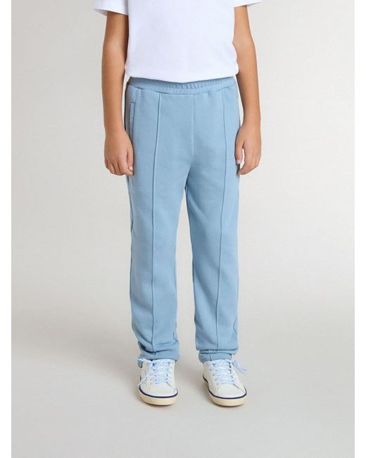 Golden Goose Deluxe Brand Blue Boys' Light Printed Joggers