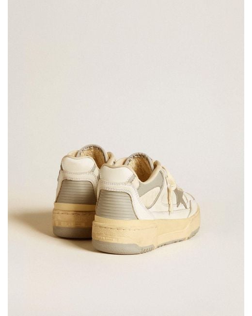 Golden Goose Deluxe Brand Natural Chunky Low-Top Leather Sneakers