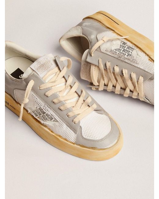 Golden Goose Stardan Sneakers With White Leather Star With GGDB Print