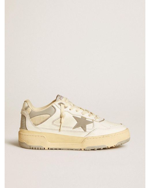 Golden Goose Deluxe Brand Natural Chunky Low-Top Leather Sneakers