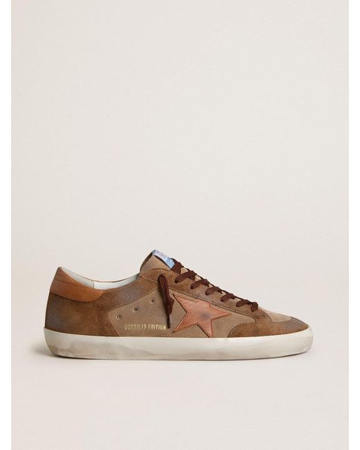 Super-Star Uomo di Golden Goose Deluxe Brand in Brown da Uomo