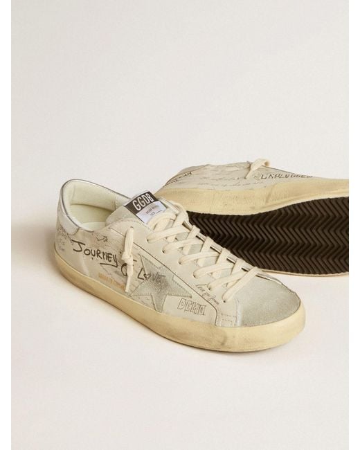 Super-Star Uomo Ltd di Golden Goose Deluxe Brand in Natural da Uomo