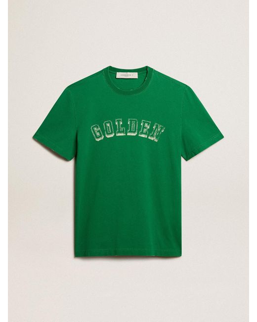 T-Shirt Da Uomo di Golden Goose Deluxe Brand in Green da Uomo