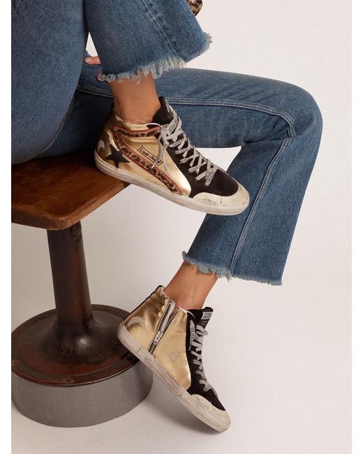 golden goose leopard gold