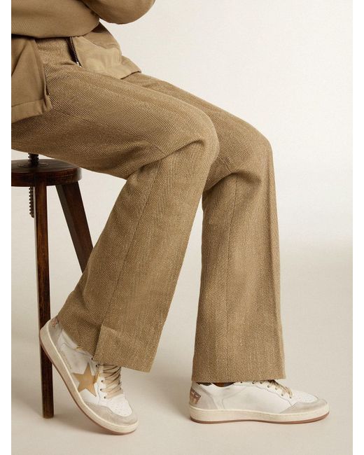 Ball Star Ltd Donna Con Stella Dorata E Talloncino Nero, Donna, Taglia di Golden Goose Deluxe Brand in Natural