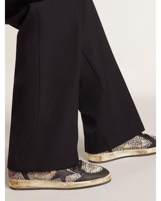 Ball Star Pour Homme En Cuir À Imprimé Éléphant Avec Étoile En Cuir Noir, Homme, Taille Golden Goose Deluxe Brand pour homme en coloris Brown