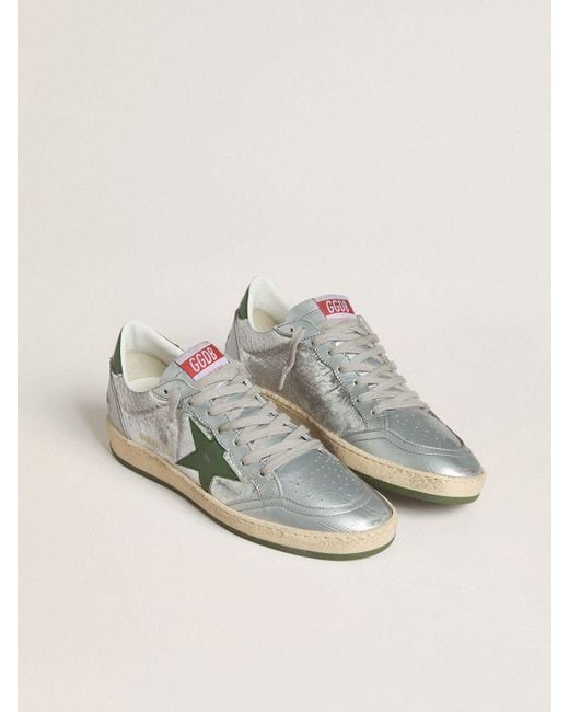 Ball Star Donna di Golden Goose Deluxe Brand in Metallic