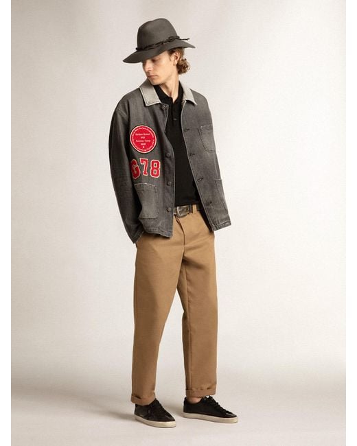 Golden Goose Deluxe Brand Black Super-Star for men