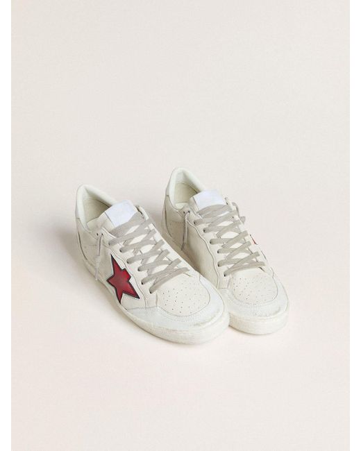 Golden Goose Deluxe Brand Natural Ball Star Ltd With Star And Heel Tab