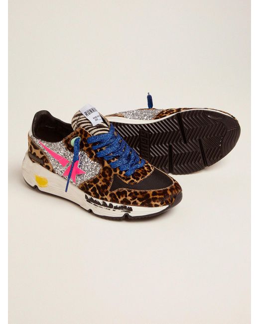 shoes with leopard print sole